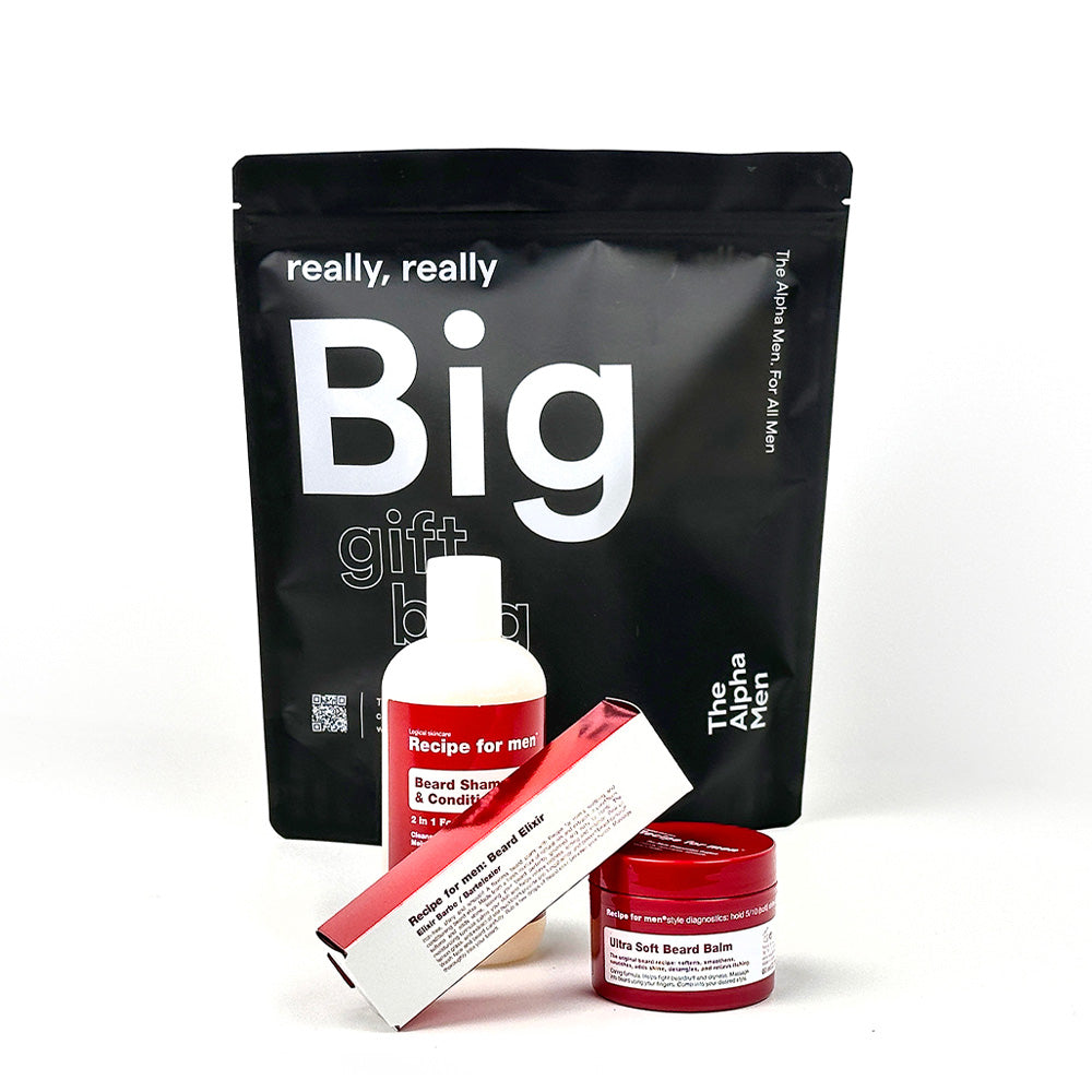 The Alpha Men Kit de cuidado de barba+