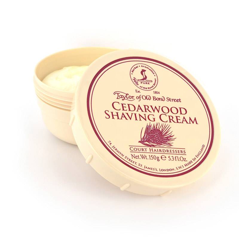Taylor of Old Bond Street Crema de afeitar – Madera de Cedro