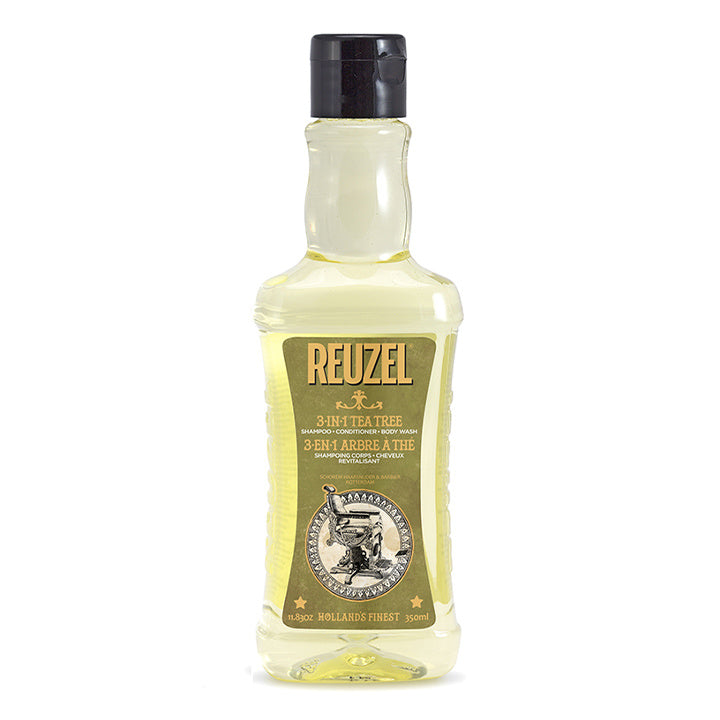Reuzel 3-in-1 Tea Tree Shampoo, Conditioner & Body Wash
