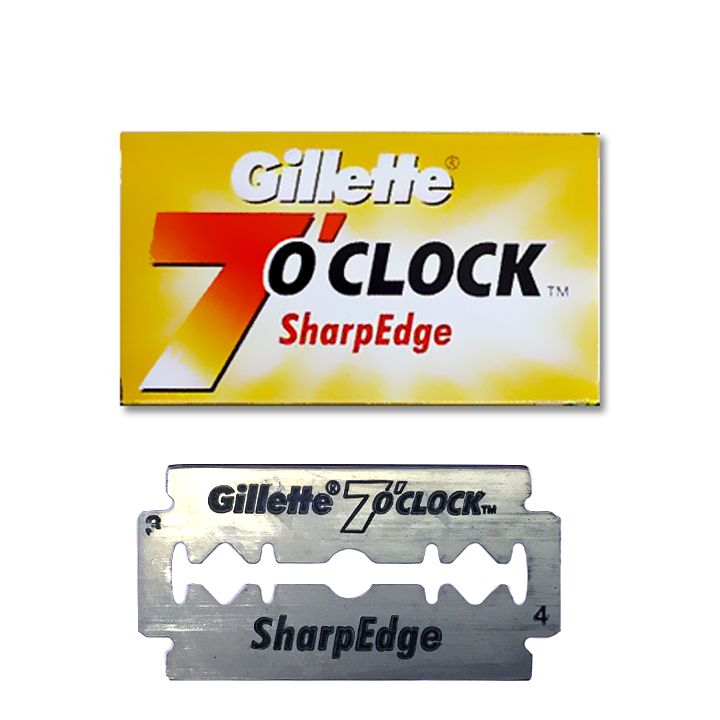 Gillette 7 O'clock Sharp Edge Hojas de doble filo
