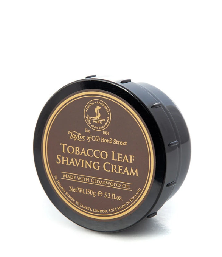 Taylor of Old Bond Street Crema de afeitar – Hoja de Tabaco