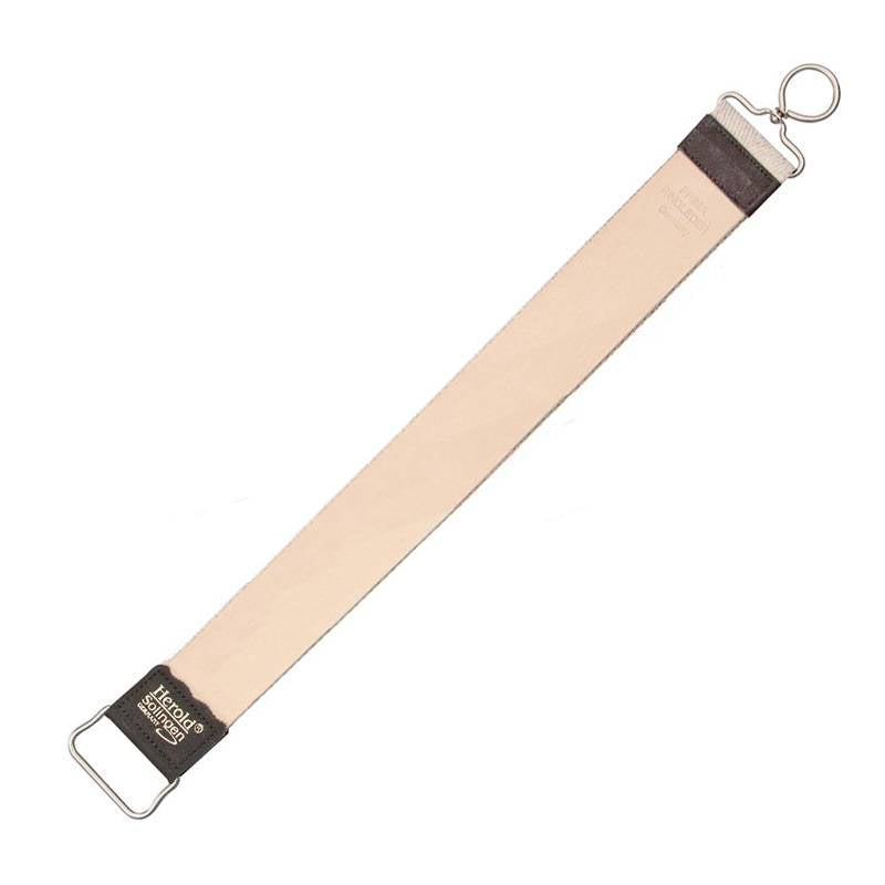 Herold of Solingen Strop colgante 186J – Doble cara – Cuero Juchten/Lino