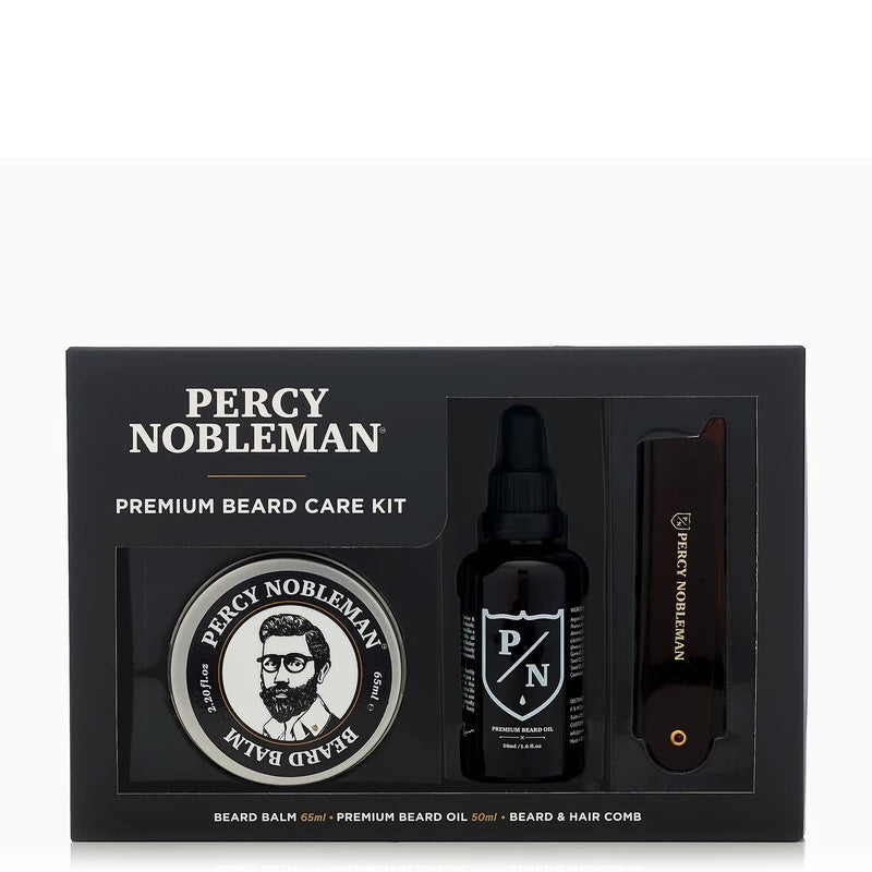 Percy Nobleman Kit de cuidado de barba premium
