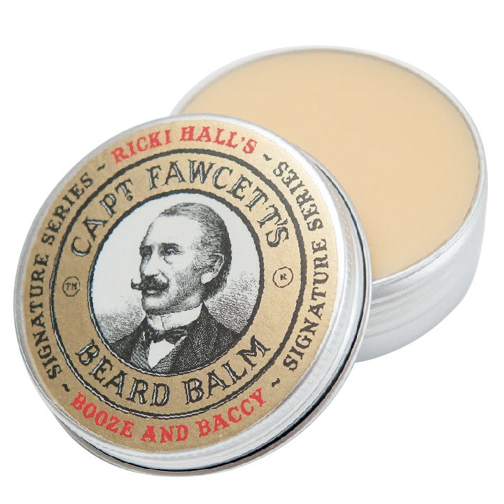 Captain Fawcett Bálsamo para barba – Ricki Hall Booze & Baccy