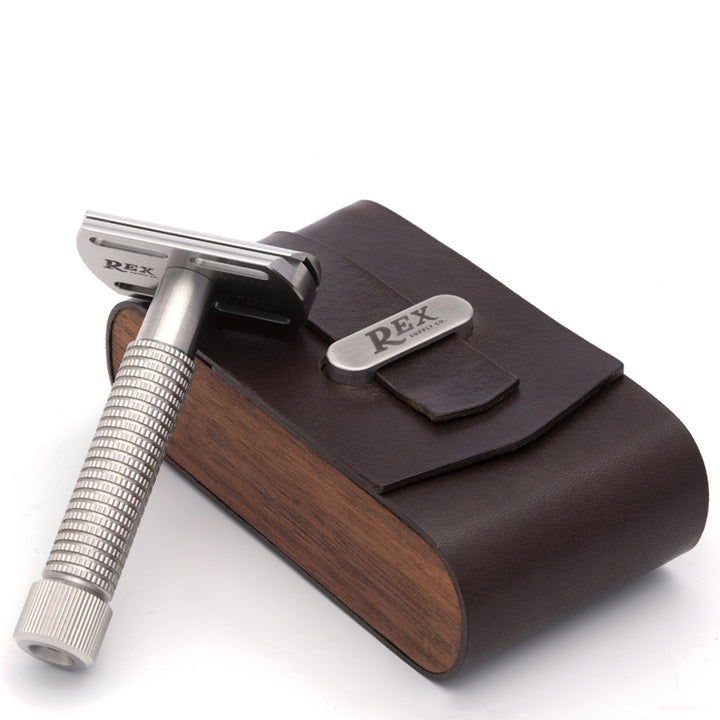 Rex Supply Co. Estuche de viaje para Safety Razor