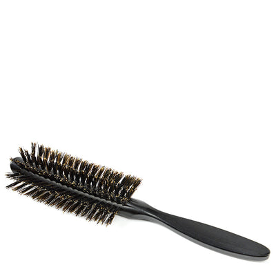 Image of product Cepillo Redondo para el Cabello de Madera de Ébano Negro