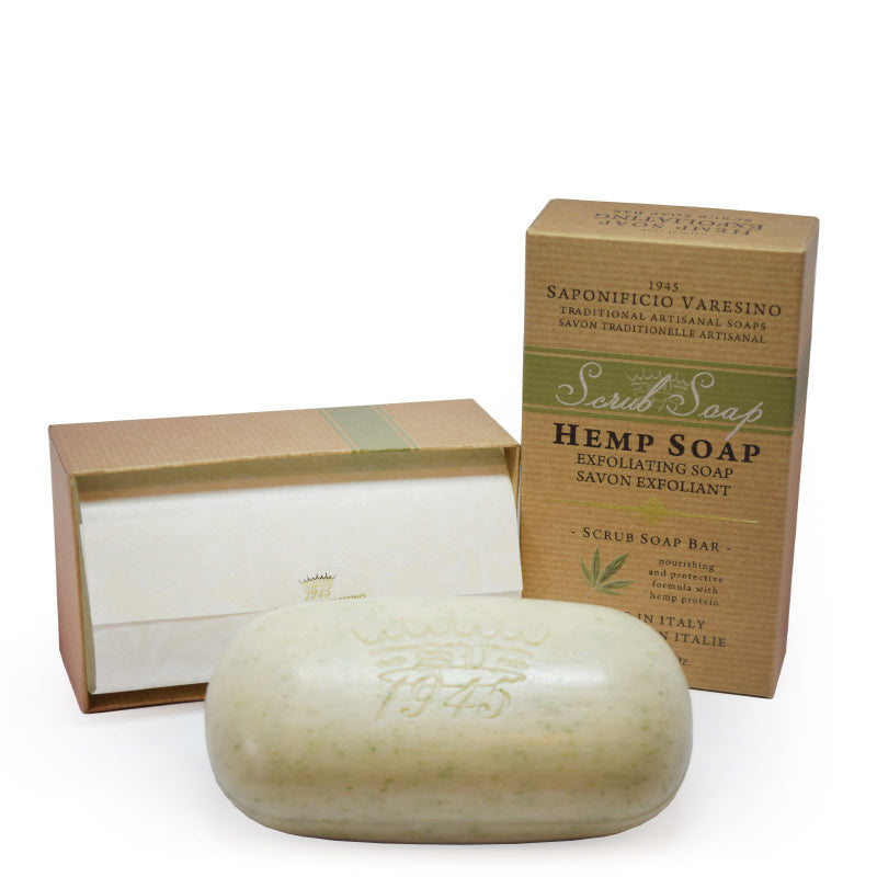 Saponificio Varesino Exfoliating Soap – Hemp