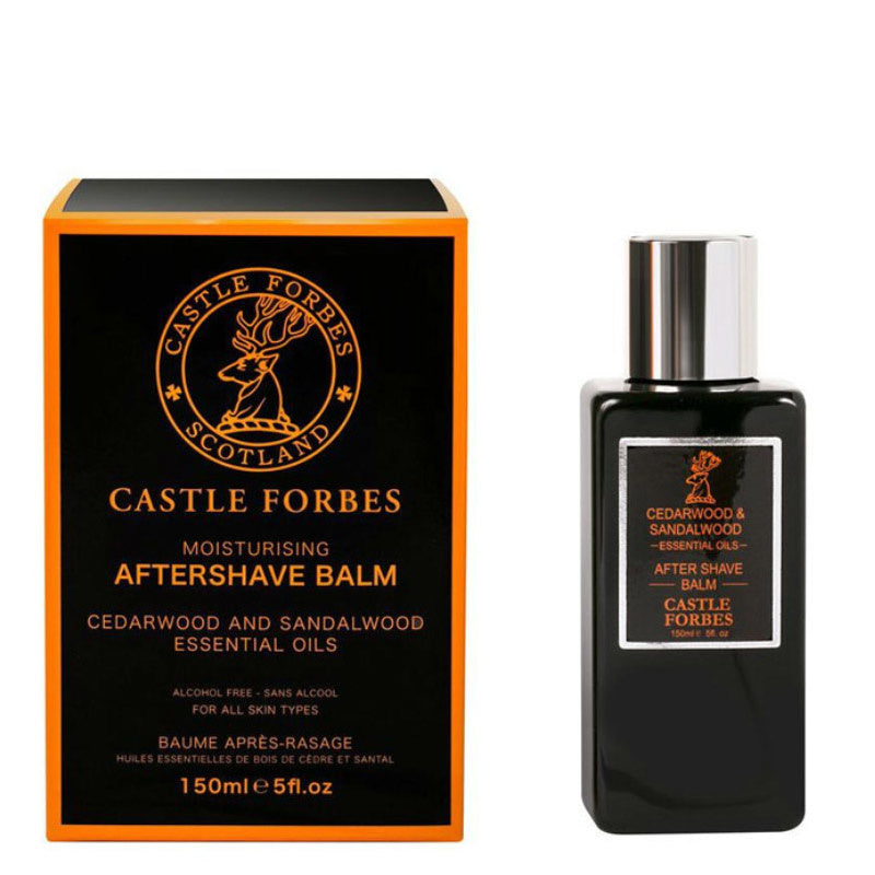 Castle Forbes Bálsamo aftershave – Cedro & Sándalo