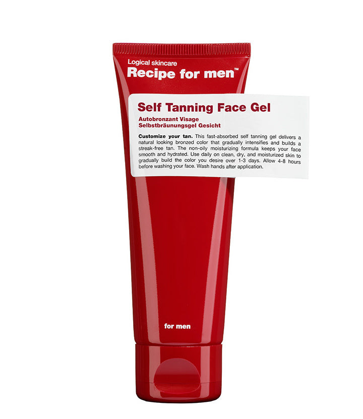 Recipe for Men Self Tanning Face Gel