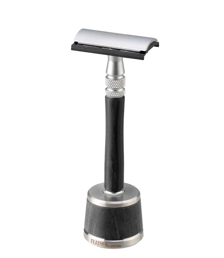Feather Safety Razor WS-D2 + Soporte para maquinilla