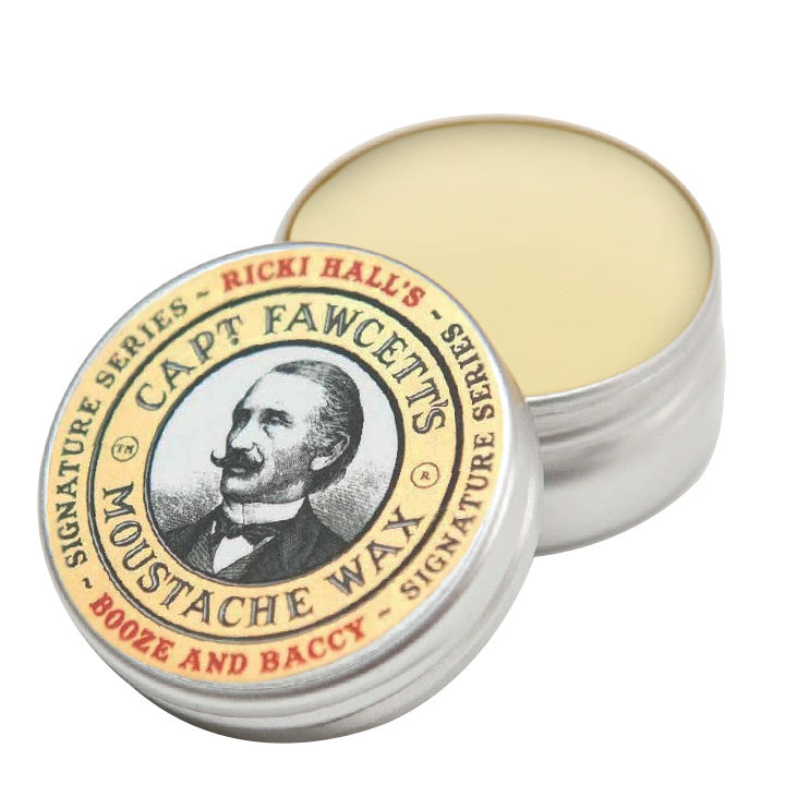 Captain Fawcett Cera para bigote – Ricki Hall Booze & Baccy