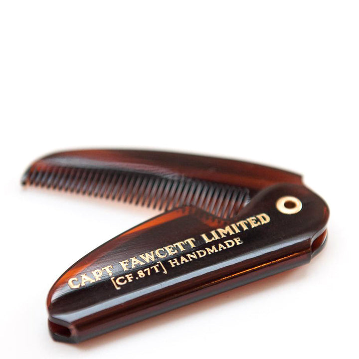 Captain Fawcett Peine para bigote plegable