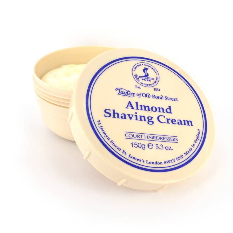 Taylor of Old Bond Street Crema de afeitar – Almendra