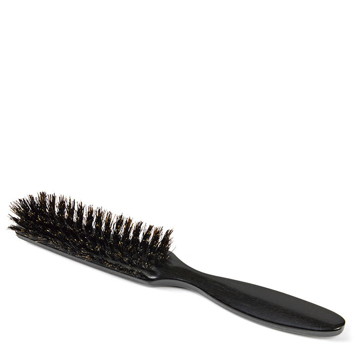 Mariella Martinato Cepillo para el cabello rectangular de madera de ébano negro