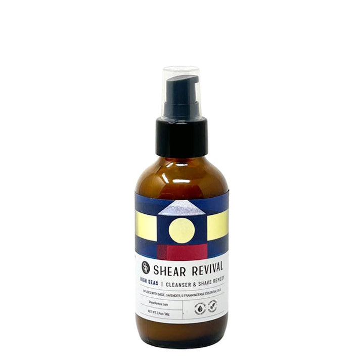 Shear Revival Limpiador facial + Crema de afeitar High Seas